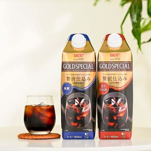 UCC ゴールドスペシャル アイスコーヒー 甘さひかえめ ( 1000ml*12本入