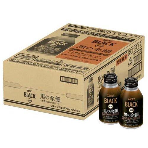 UCC BLACK無糖 黒の余韻 R缶 ( 275g×24本入 )/ ブラック : 爽快