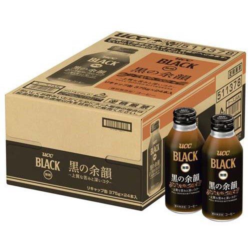 UCC BLACK無糖 黒の余韻 R缶 ( 375g×24本入 )/ ブラック : 爽快