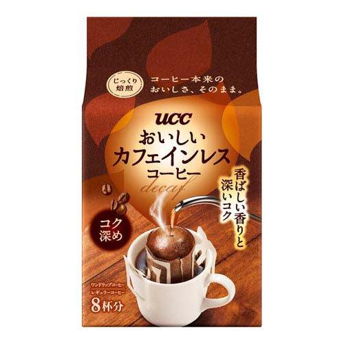 UCC おいしいカフェインレスコーヒー ワンドリップコーヒー コク深め