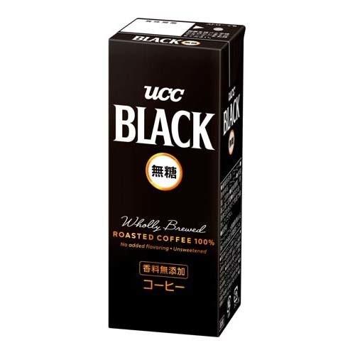 UCC BLACK無糖 ( 200ml*24本入 )/ ブラック アイスコーヒー アイス 紙