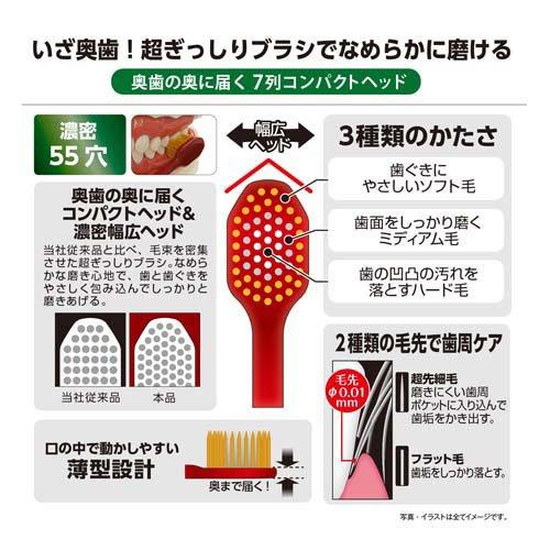 ザ・プレミアムケア 7列コンパクト やわらかめ ( 1本 ) : 爽快ドラッグ