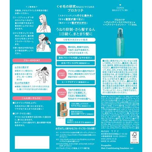 プロカリテ ヘアメンテナンスエマルジョン ( 110ml )/ ストレート