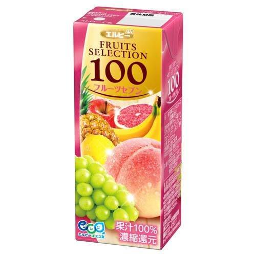 FRUITS SELECTION フルーツセブン100 ( 200ml*24本入 )/ エルビー飲料