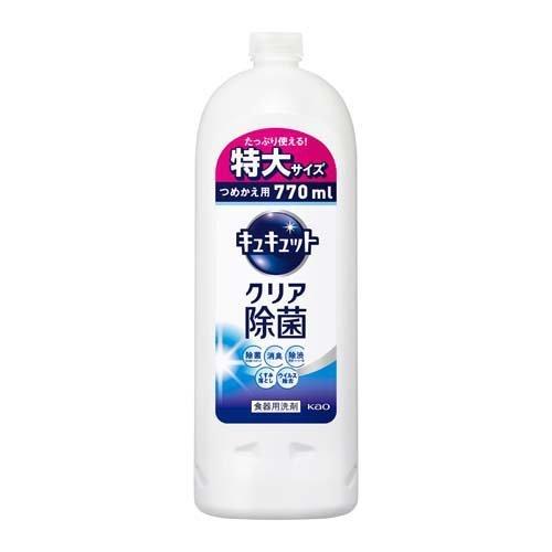 キュキュット 食器用洗剤 クリア除菌 つめかえ用 大サイズ 770ml キュキュット 爽快ドラッグ 通販 Yahoo ショッピング