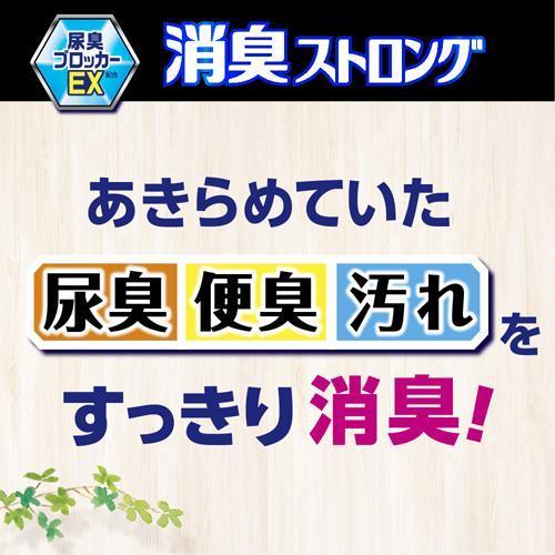 トイレクイックル 消臭ストロング フレッシュハーブの香り 本体 ( 10枚入 )/ 消臭ストロング｜soukai｜03