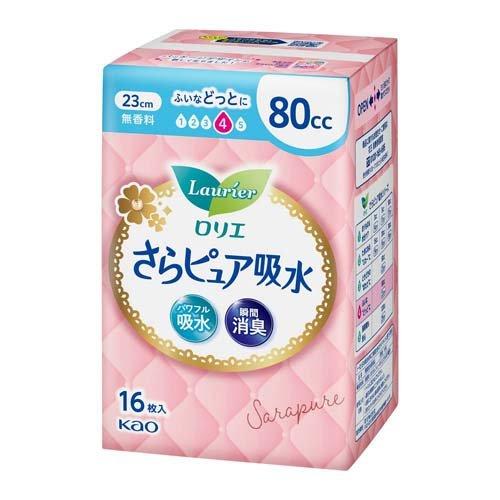 ロリエさらピュア 80cc 無香料 ふんわりタイプ ( 16枚入 )/ ロリエ