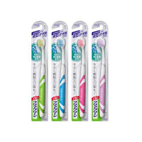 クリアクリーン ハブラシ 歯面＆すき間 コンパクト ふつう ( 1本入