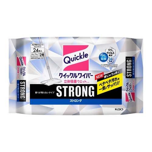 クイックルワイパー 立体吸着ウエットシート ストロング ( 24枚 クイックルワイパー 立体吸着ウエットシート ストロング ( 24枚