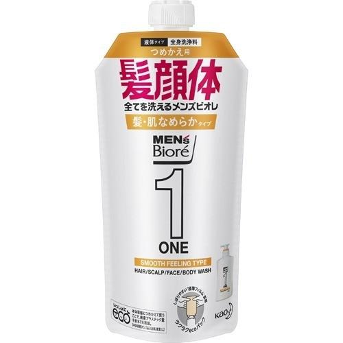 メンズビオレ ONE オールインワン 髪肌なめらかタイプ つめかえ用