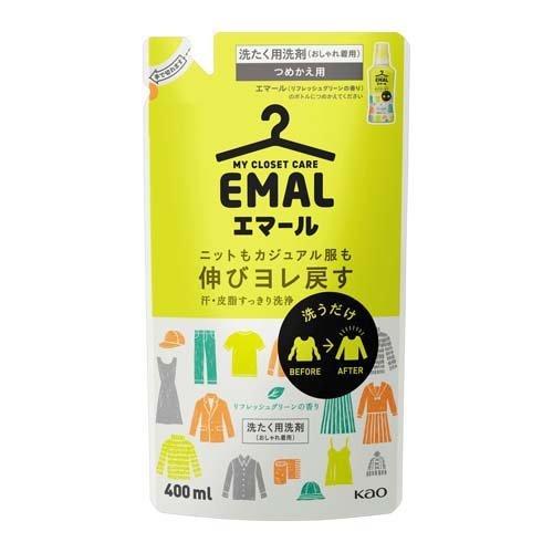 エマール 洗濯洗剤 リフレッシュグリーンの香り 詰め替え 400ml エマール 爽快ドラッグ 通販 Yahoo ショッピング