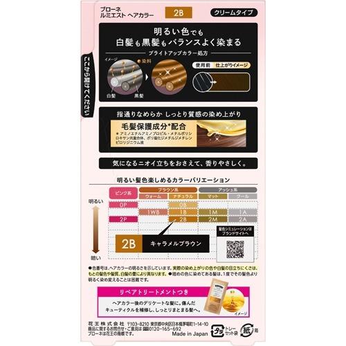 ブローネ ルミエストヘアカラー クリーム 2B キャラメルブラウン ( 1