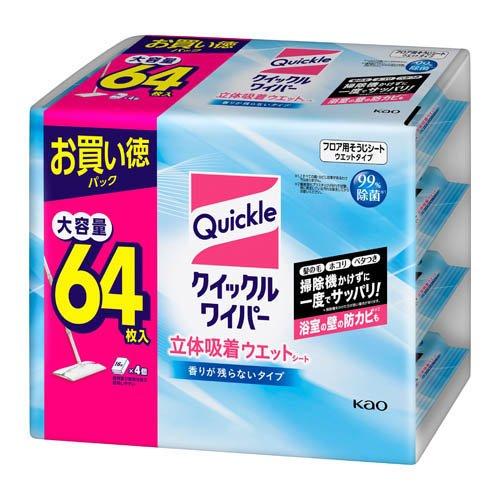 クイックワイパー  立体シート40枚×10袋 Kao（花王） クイックルワイパー 立体吸着ドライシート ( 40枚入