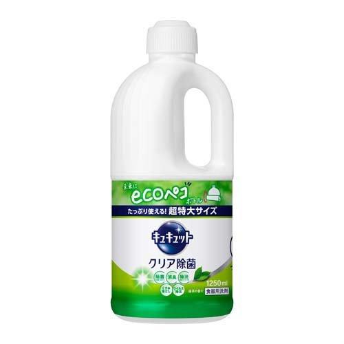 キュキュット 食器用洗剤 クリア除菌 緑茶の香り つめかえ用 ジャンボ