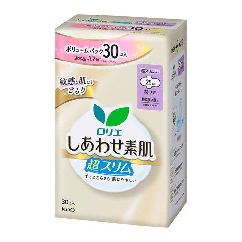 ロリエ しあわせ素肌 ボリュームパック 超スリム 特に多い昼用 羽つき