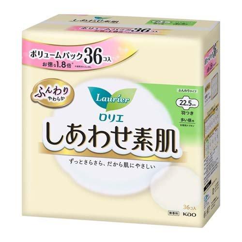 ロリエ しあわせ素肌 ボリュームパック 多い昼用 羽つき ( 36個入