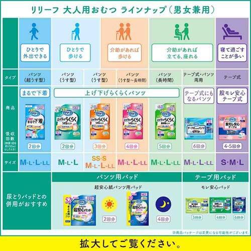 リリーフ 上げ下げらくらく長時間パンツ 5回分 M-L ( 30枚入 )/ : 爽快