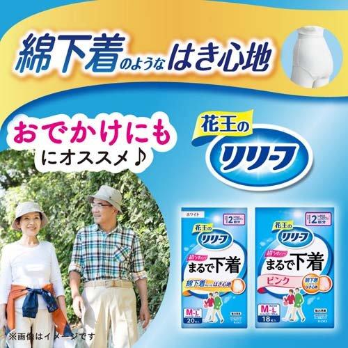 リリーフ まるで下着 超うす パンツタイプ 2回分 L-LL 梱販売用 ( 34枚