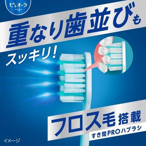 ピュオーラ ハブラシ すき間PRO コンパクト やわらかめ ( 1本