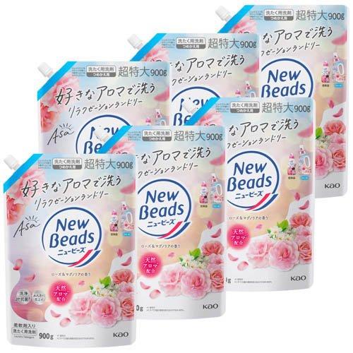 ニュービーズ ローズ＆マグノリアの香り つめかえ用 梱販売用 ( 900g×6