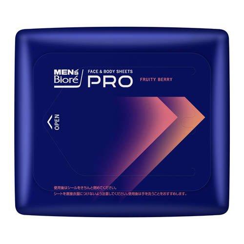 【２０個セット】 メンズビオレ 顔もふけるボディシートPRO フルーティーベリーの香り(26枚入)×２０個セット メンズビオレ 顔もふけるボディシートPRO フルーティーベリーの香り