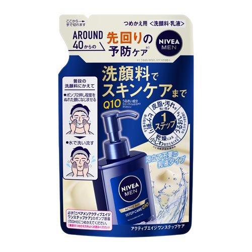 ニベアメン アクティブエイジ ワンステップケア つめかえ用 ( 130ml