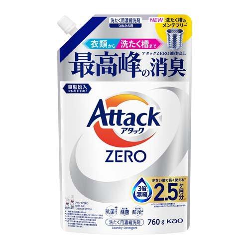 アタックZERO つめかえ用 ( 760g )/ : 爽快ドラッグ - 通販 - Yahoo