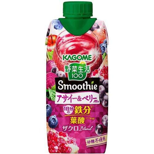 野菜生活100 Smoothie アサイー＆ベリーMIX ( 330ml×12本入