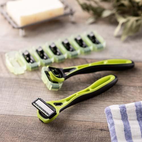 Xfit 敏感肌用バリューパック 本体+替刃8個付 ( 1セット )/ 貝印