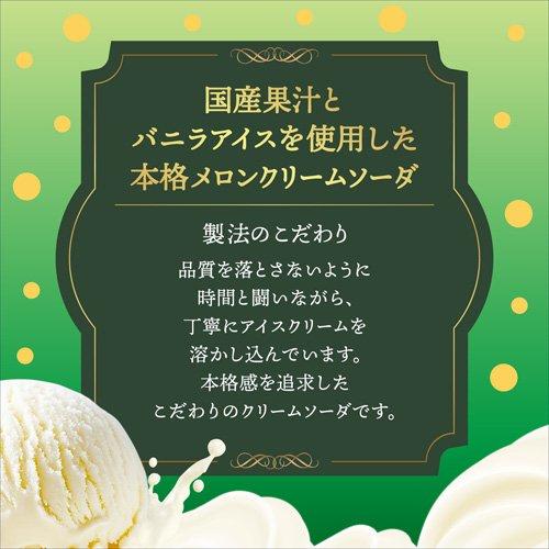 カルピスソーダ こだわり素材のメロンクリームソーダ ( 500ml×24本入