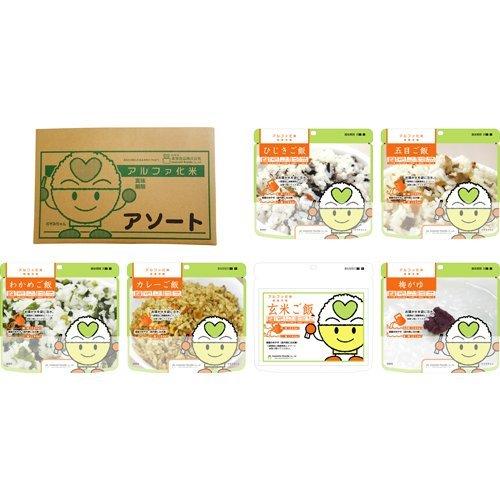 アルファ化米 12食アソートセット ( 1セット )/ 希望食品 防災 非常食