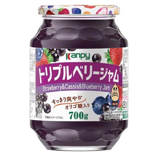 トリプルベリージャム ( 700g )/ Kanpy(カンピー) 大容量 中糖度 イソ