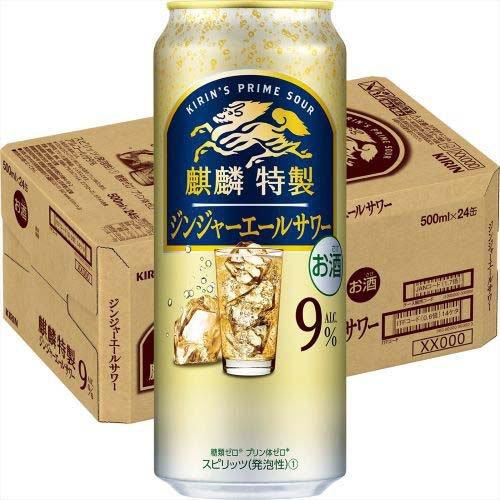 宮下キリン 麒麟特製 ジンジャーエールサワー ( 500ml*24本入 )/ キリン : 爽快