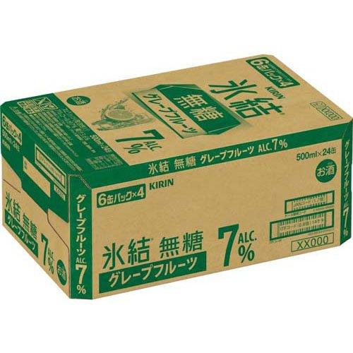キリン 氷結 無糖 グレープフルーツ ALC.7％ ( 500ml×24本 )/ : 爽快