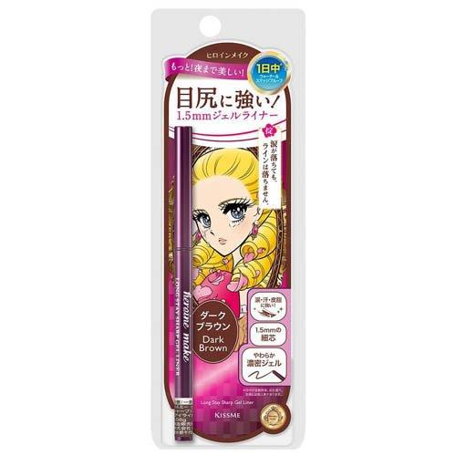 nokcha 2way ライナークオリティージャンパー　ブラックブラウン ヒロインメイク ロングステイシャープジェルライナーN 02 ダーク