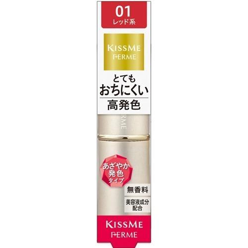 キスミー フェルム プルーフシャイニールージュ 01 ( 3.8g )/ : 爽快