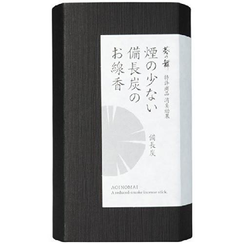 備長炭　葵乃舞　お線香 カメヤマ 葵乃舞 煙の少ない備長炭のお線香 ( 約130g )/ : 爽快