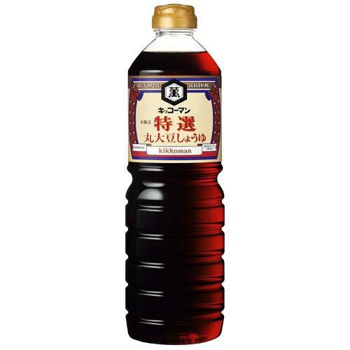 ③価格無添加特選醤油　道産大豆100%丸大豆特選醤油　1L6本調味料しょう油 キッコーマン 特選丸大豆しょうゆ ( 1L*6本入 )/ : 爽快ドラッグ