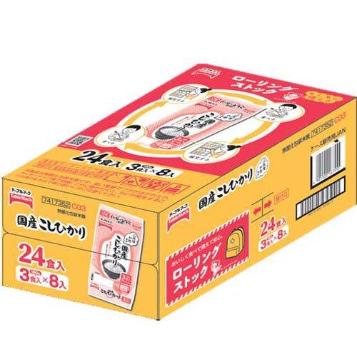 テーブルマーク 国産こしひかり ( 180g×3食×8個 )/ : 爽快ドラッグ