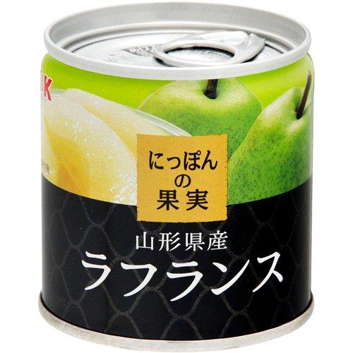 K K にっぽんの果実 山形県産 ラフランス 110g にっぽんの果実 缶詰 フルーツ 果物 国産 山形 白ざら糖 爽快ドラッグ 通販 Yahoo ショッピング