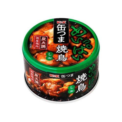 K＆K 缶つま めいっぱい焼鳥炭火焼 塩 ( 135g )/ : 爽快ドラッグ