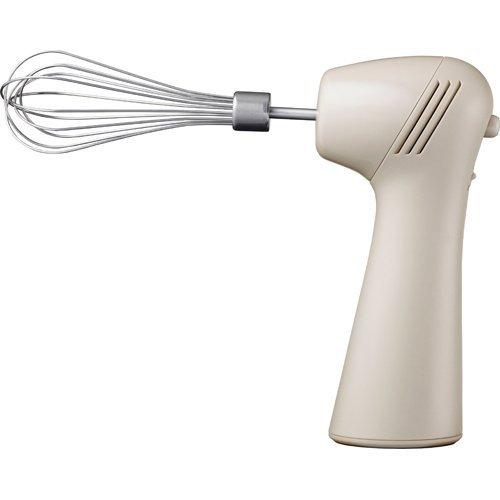 業務用ミキサー 練り羽根 ホイッパ― ボウル (6UJ544w) 貝印 SMART ＆ COMPACT HAND MIXER(WHIPPER) ウォームグレー 000DL6431