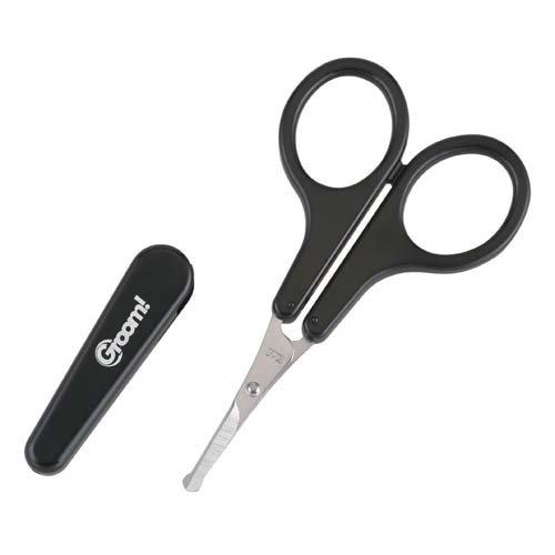 Groom(グルーム) 薄刃セーフティハサミ ( 1コ入 )/ 貝印 : 爽快