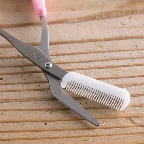 貝印 クシ付きマユハサミピンク KQ-809 ( 1コ入 )/ 貝印 ( メイク道具