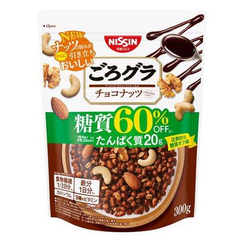 ごろグラ 糖質60％オフ チョコナッツ ( 300g )/ ごろっとグラノーラ