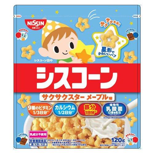 【さんたろう】シスコーン 4種48袋 メープル　大容量セット 707① シスコーンサクサクスターメープル味 ( 120g )/ シスコーン : 爽快