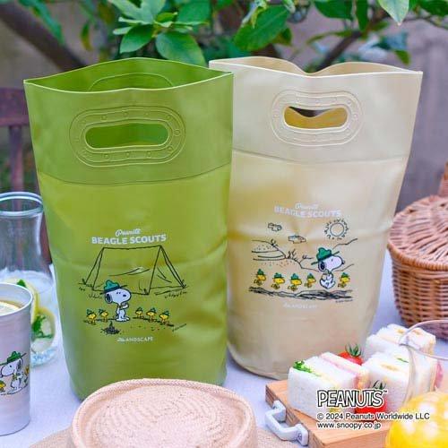 アンドスケープ スヌーピー 防水 バケツバッグ ビーグルスカウト 3L