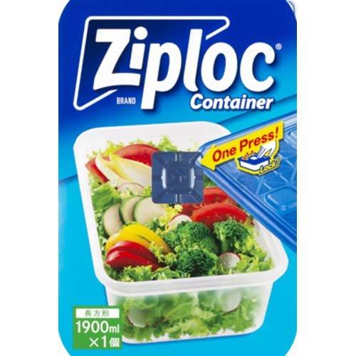 ジップロック コンテナー 長方形 1900mL ( 1個入 )/ Ziploc(ジップ