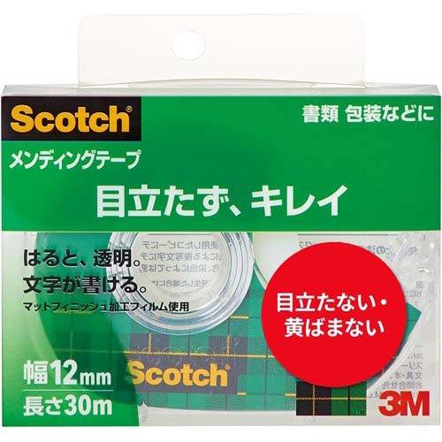 スコッチ メンディングテープ ディスペンサー付き 810-1-12D ( 1巻