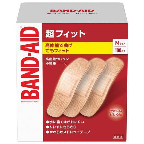バンドエイド 超フィット Mサイズ ( 100枚入 )/ バンドエイド(BAND-AID